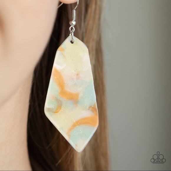 paparazzi Jewelry - Paparazi Walking on Watercolors Multi Earrings NWT